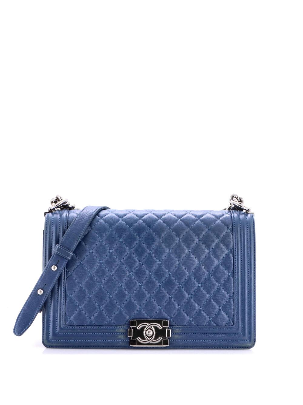 Chanel Boy Flap Bag Quilted Grained #350932C33B